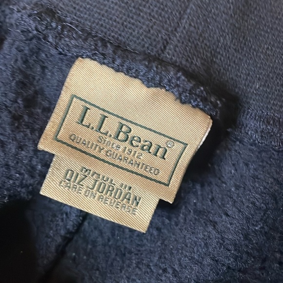 LL Bean Men's Sweatpants. Vintage. Large. Navy Blue. Great condition! - Picture 2 of 7
